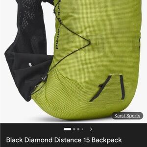 Black Diamond Lime Green Outdoor Backpack